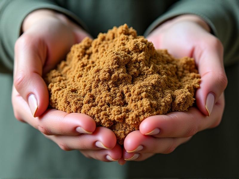 A hands-on image of a DIY enthusiast preparing a substrate mix of straw and sawdust in a large container. The photo captures the organic textures of the materials, with natural lighting emphasizing the earthy tones and the practical nature of the process.