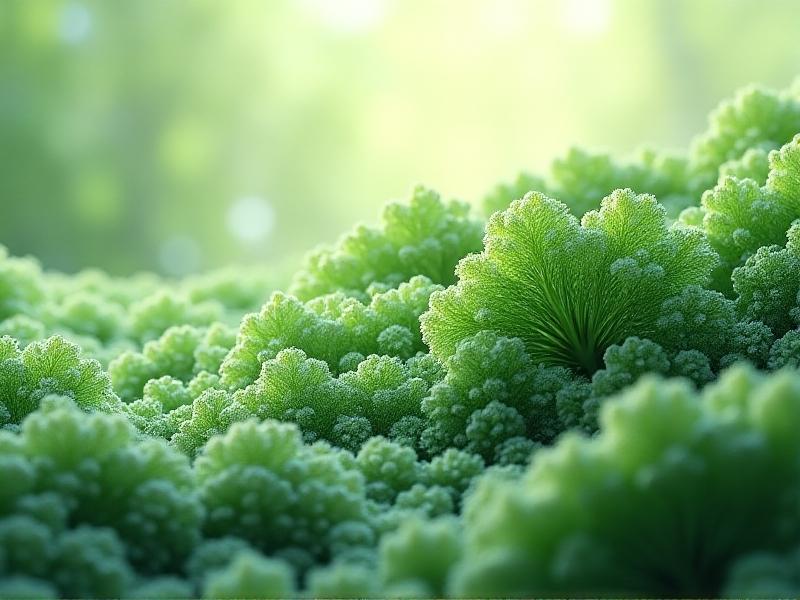 An infographic illustrating the carbon sequestration process of mycelium-based materials, showing how carbon dioxide is absorbed from the atmosphere and stored within the fungal structure. The diagram uses green and white colors to emphasize sustainability and clarity.