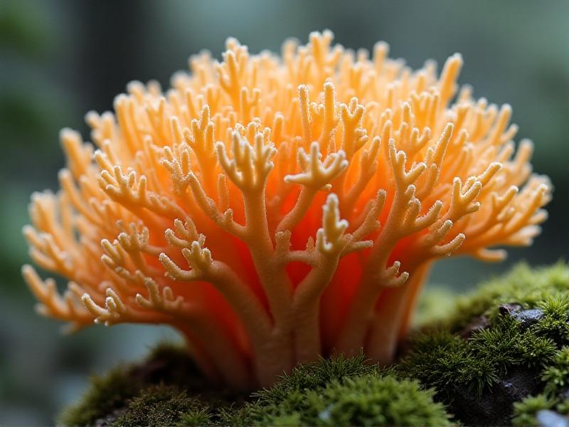 A time-lapse image of mycelium growth on a bed of straw, showing the progression from spore inoculation to a fully colonized, dense network of white hyphae. The image captures the natural, organic process of fungal insulation production, with a focus on the intricate, web-like structure of the mycelium.